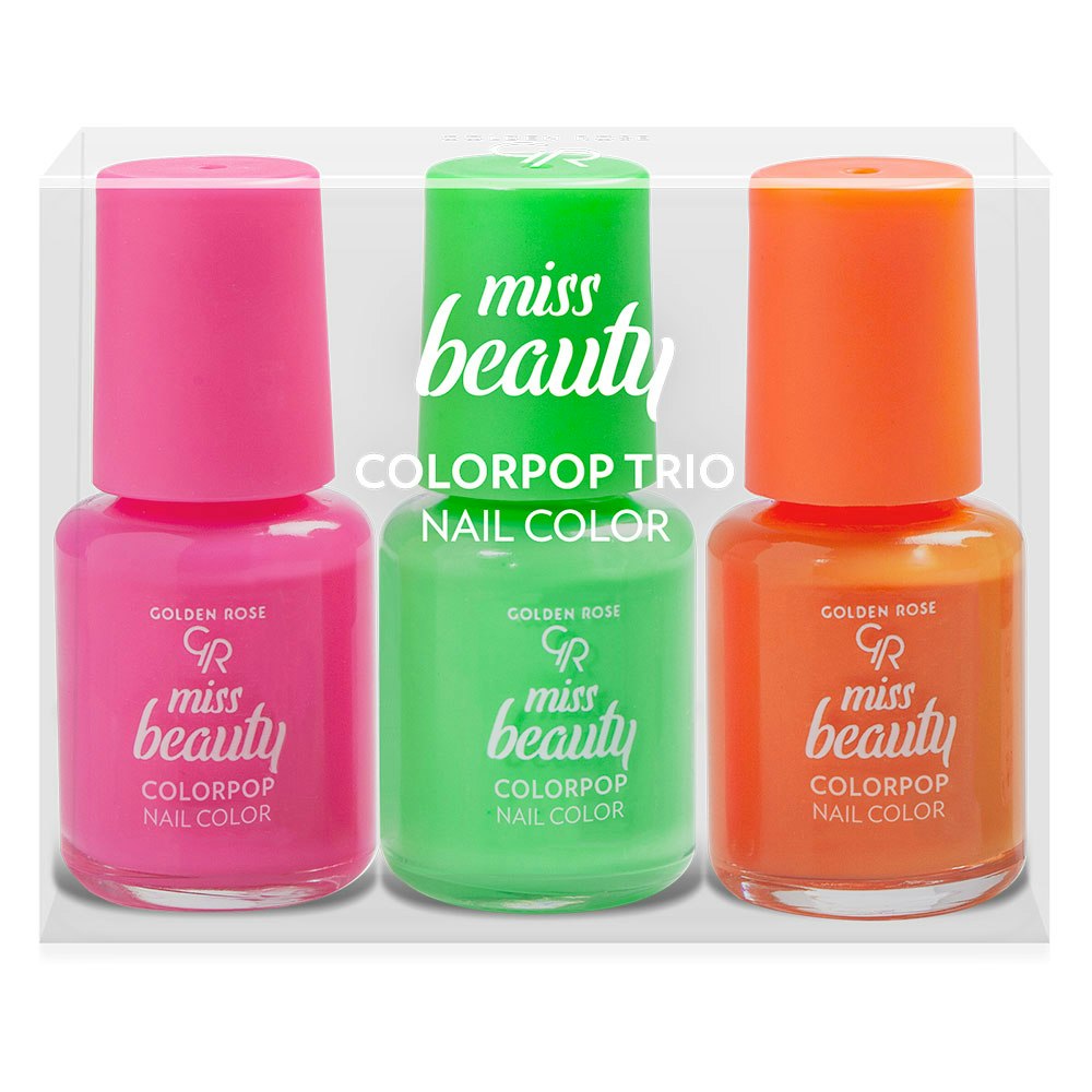 GR MISS BEAUTY COLORPOP TRIO NAIL COLORS