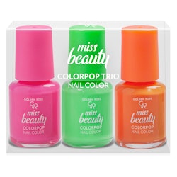 GR MISS BEAUTY COLORPOP TRIO NAIL COLORS
