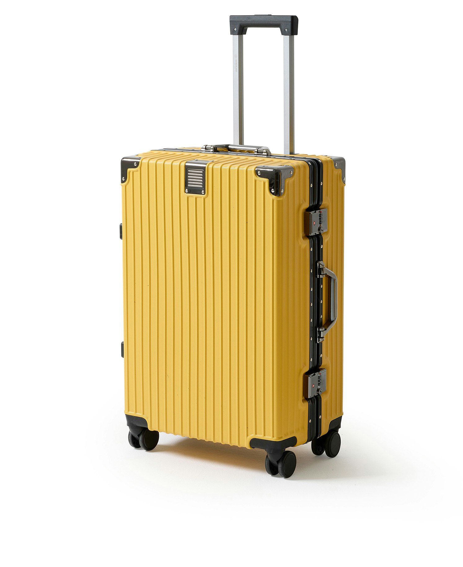 Stor resväska i stilren design från Sutherland & Sons - Yellow