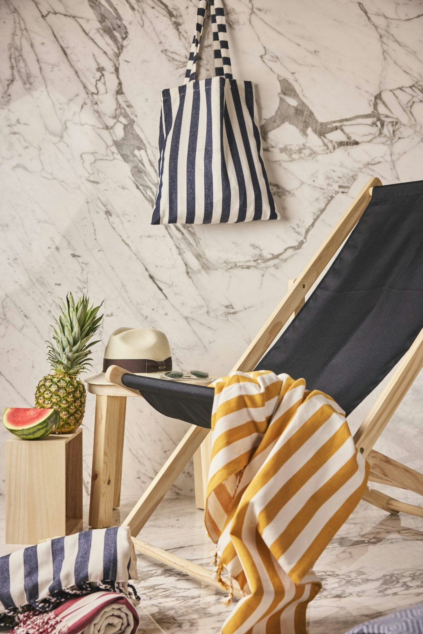 Sommarstol Vit - OEKO TEX