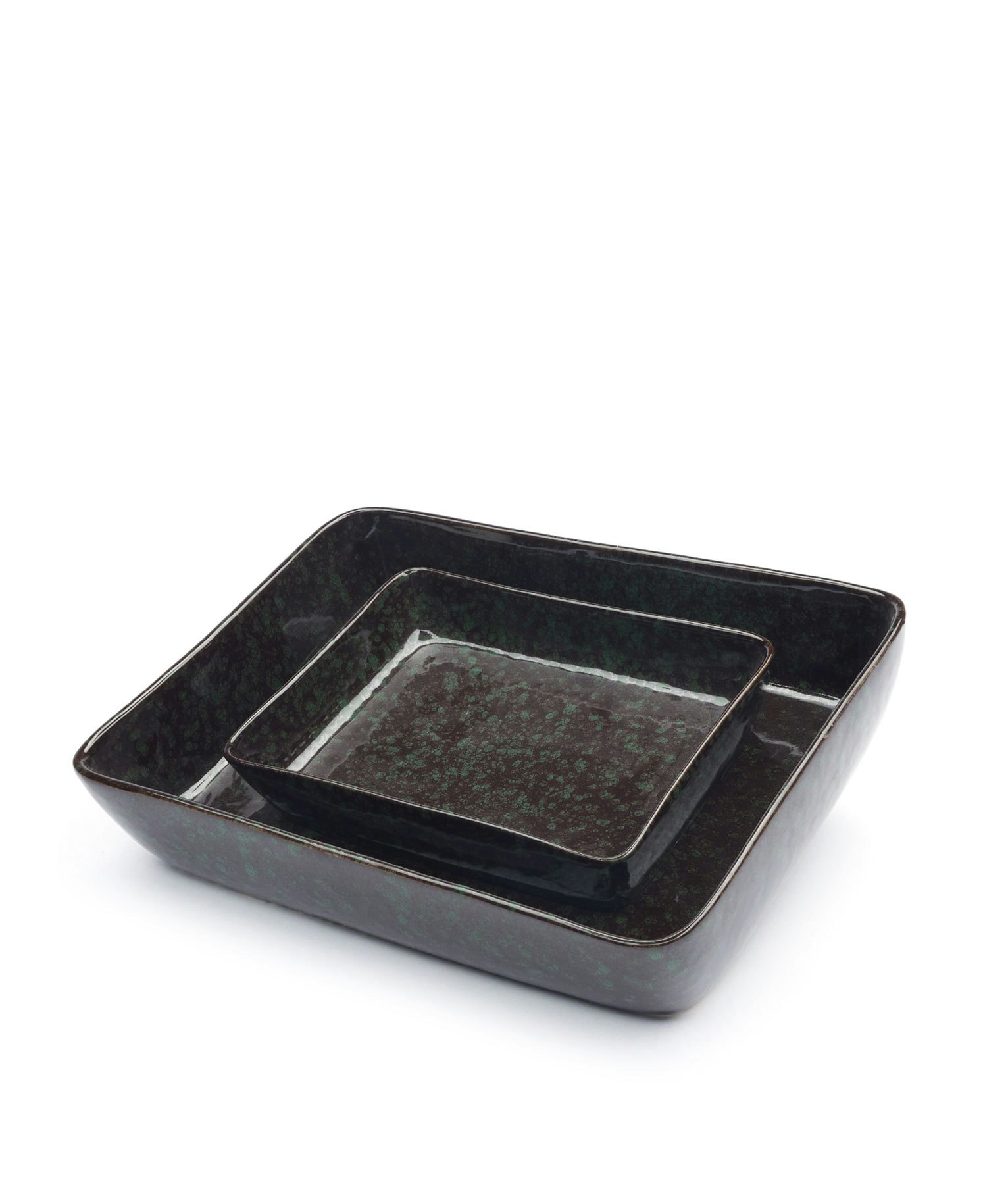 UGNSFORM I KERAMIK, 2-PACK – GRÖN
