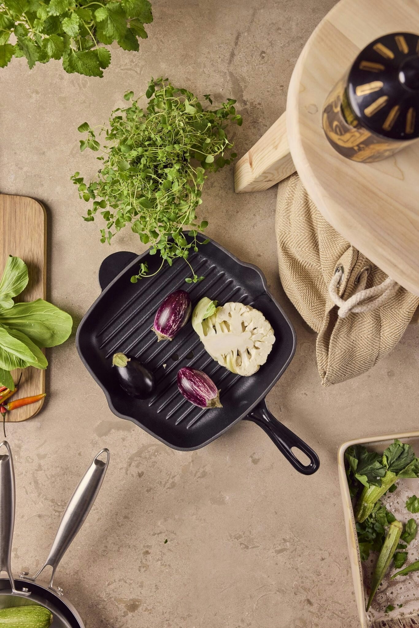 Grillpanna från Jernverket 26 cm – Grön