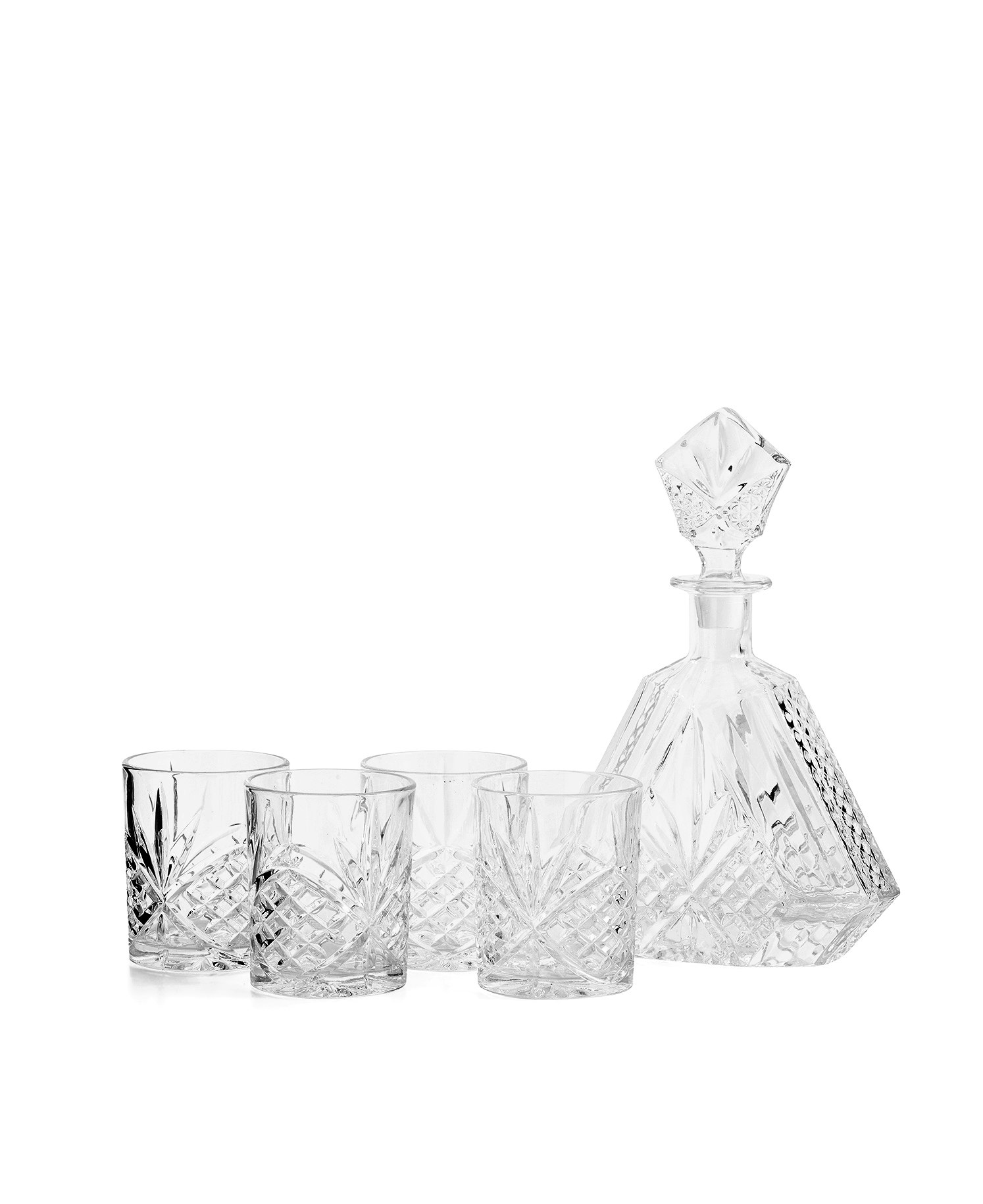 ELEGANT KARAFFSET, KARAFF OCH 4 GLAS