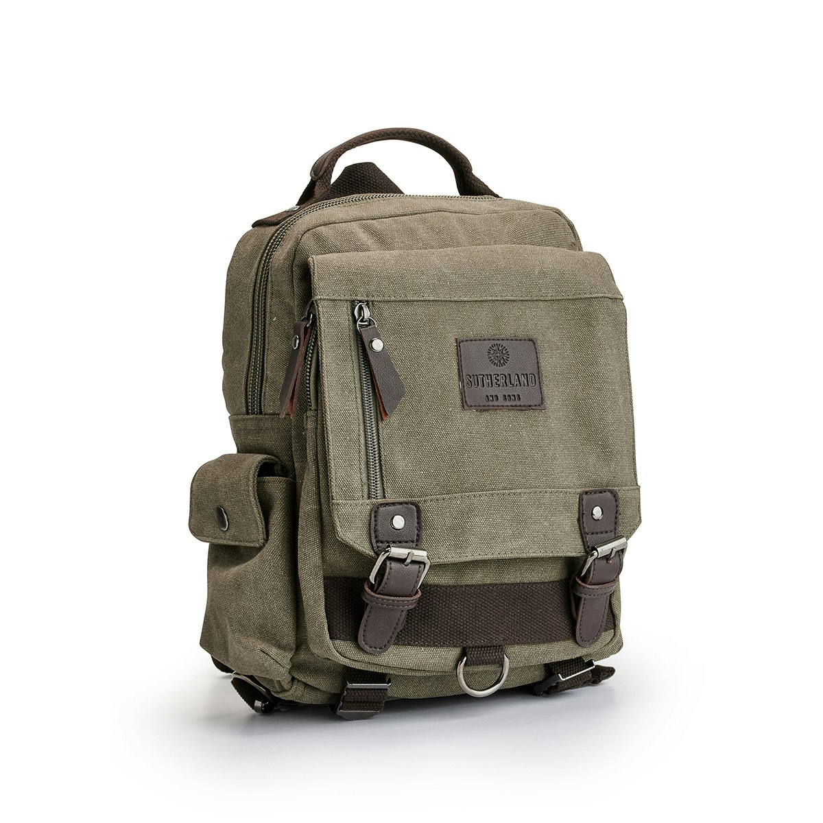 PRAKTISKT RYGGSÄCK FRÅN SUTHERLAND & SONS – GRÖN