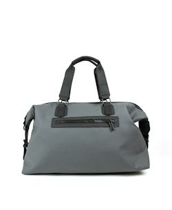 TRENDIG DUFFELBAG I NYLON FRÅN SUTHERLAND & SONS – GRÅ