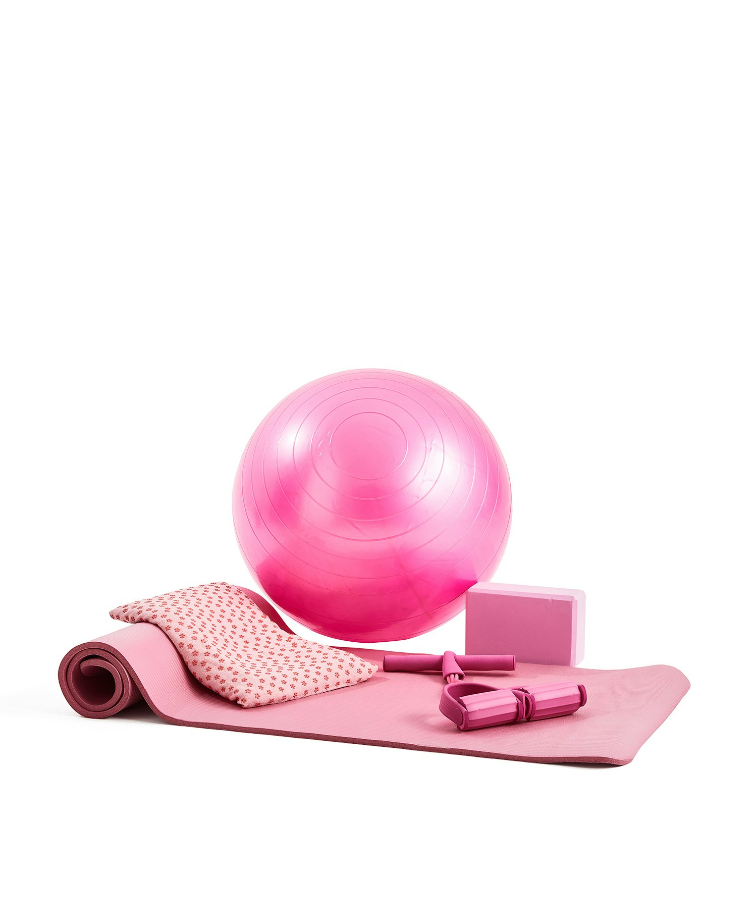 KOMPLETT YOGASET I MILJÖVÄNLIGT MATERIAL – ROSA