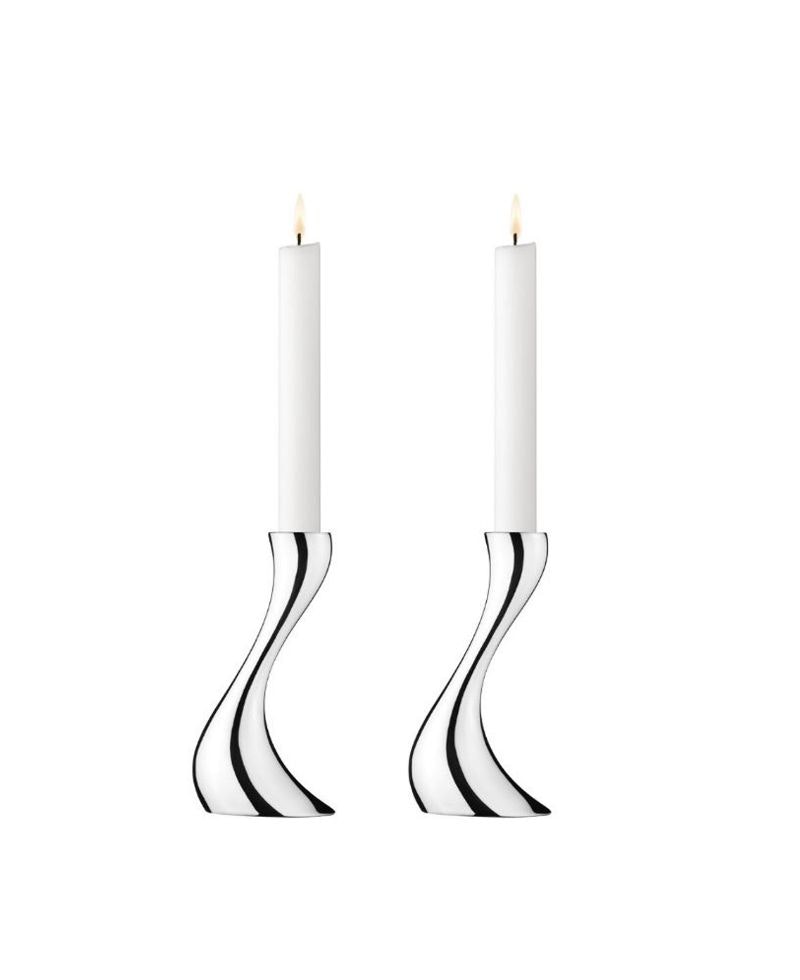 Georg Jensen - COBRA ljusstake, medium (2 delar)