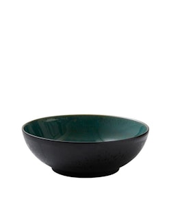BITZ salladsskål Dia. 30 x 10 cm svart/grön