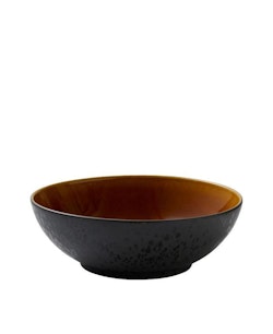 BITZ salladsskål Dia. 30 x 10 cm svart/amber