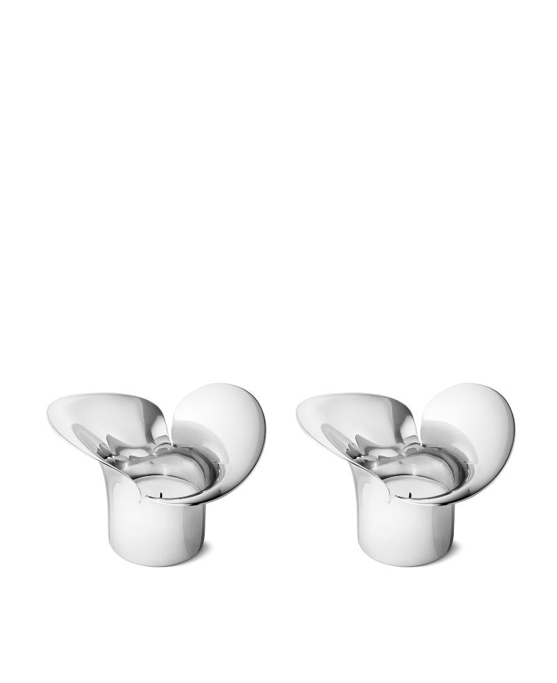 Georg Jensen - BLOOM BOTANICA värmeljushållare, 2 st