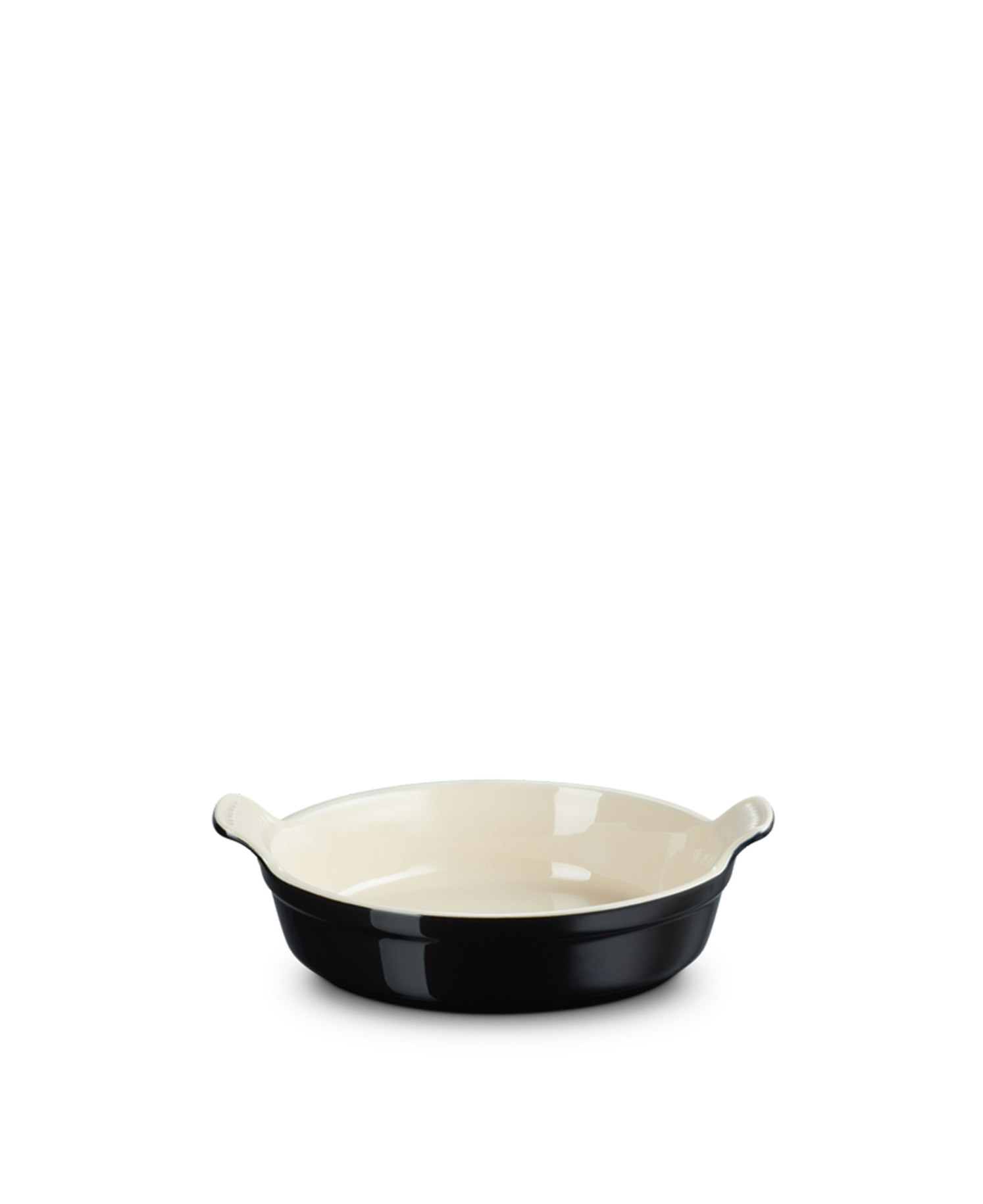 Le Creuset – Runt fat Heritage stengods - Svart