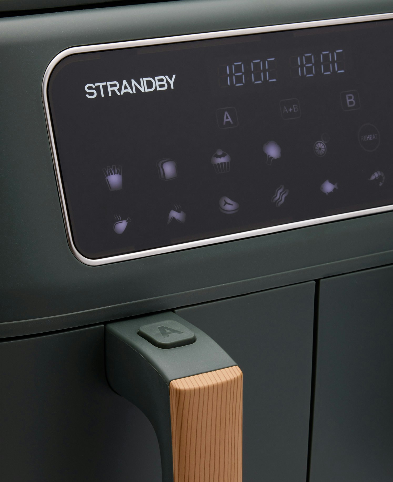 Strandby Dual Aifryer 8L - Morandi Green