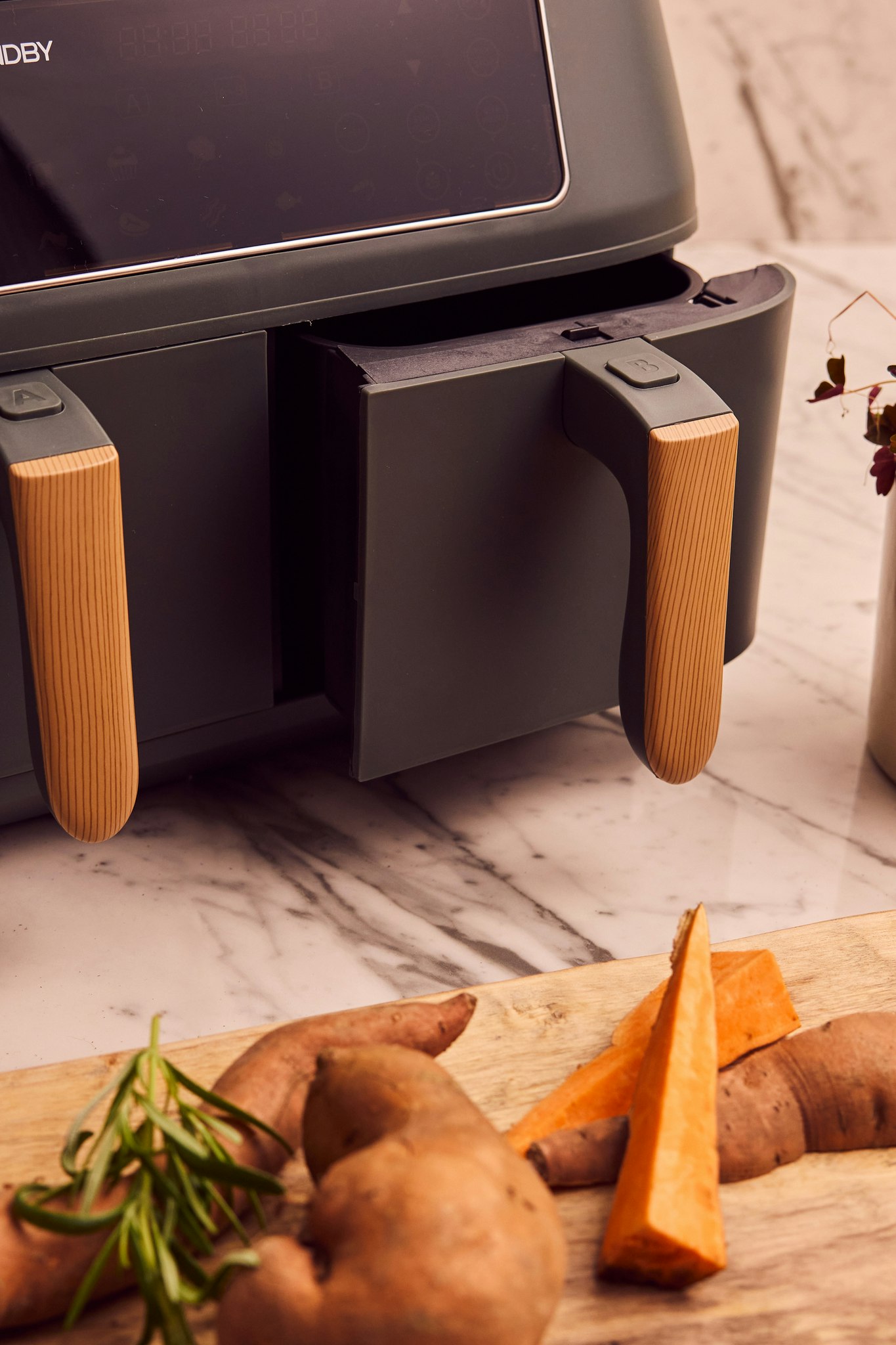 Strandby Dual Aifryer 8L - Morandi Green