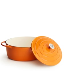 Oval Gjutjärnsgryta från Jernverket 8L - Naranja