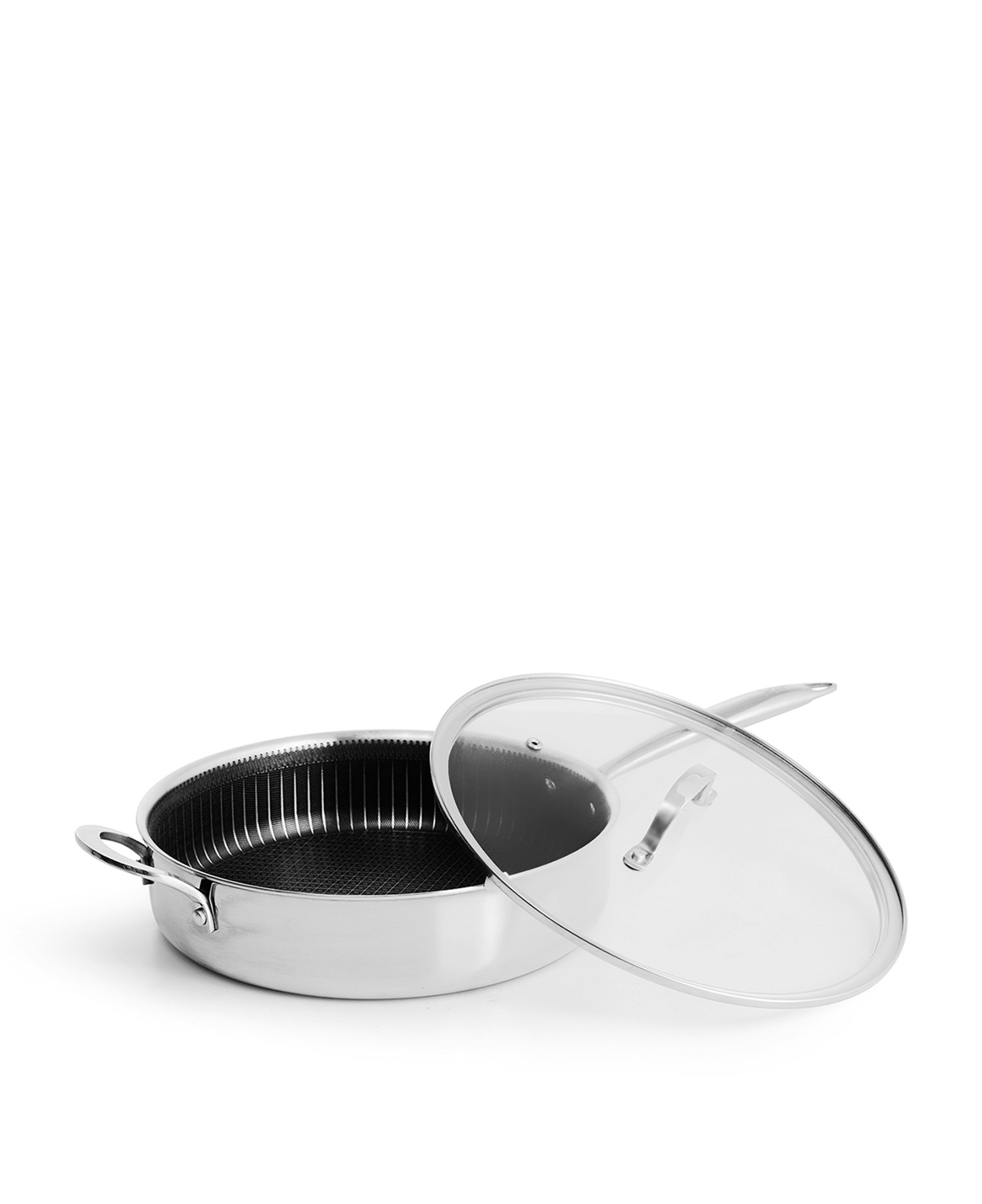 Traktörpanna nonstick med glaslock från Jernverket 28 cm