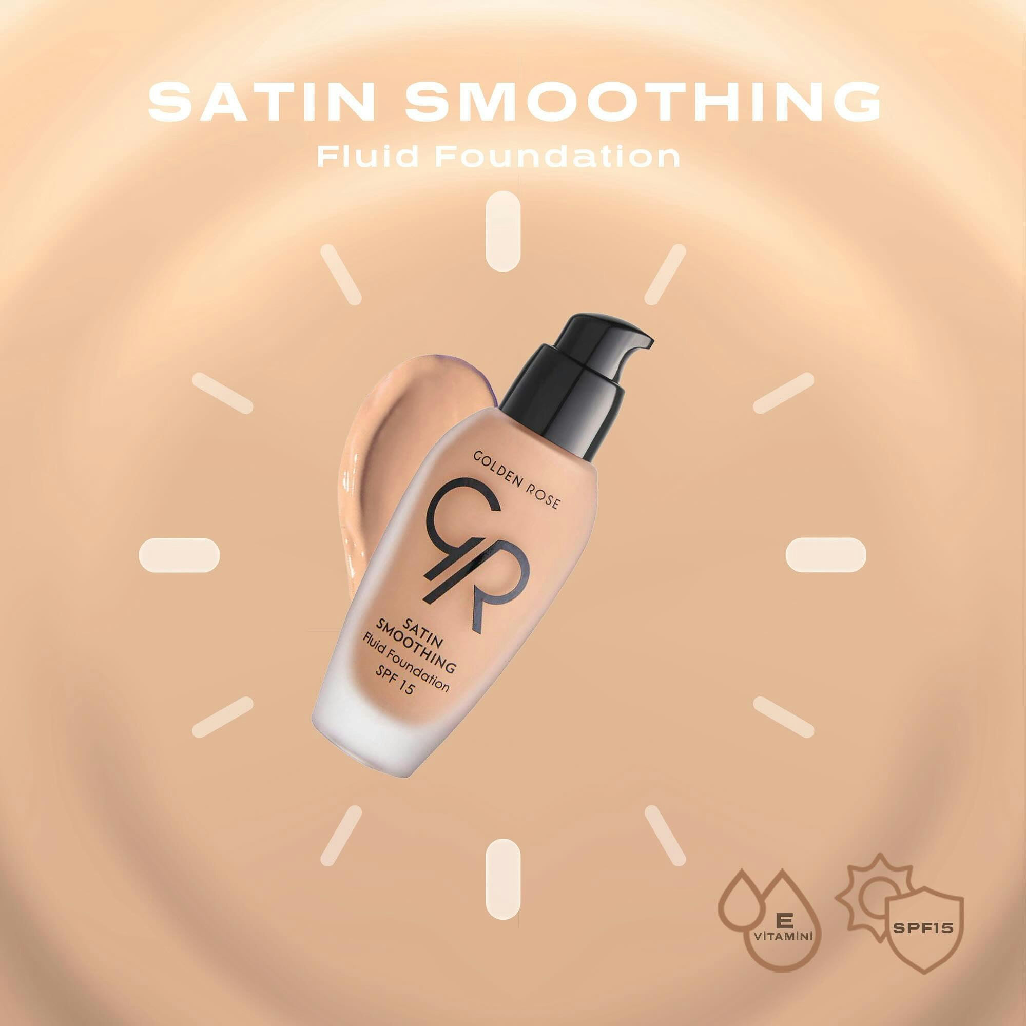 GR SATIN SMOOTHING FLUID FOUNDATION SPF15