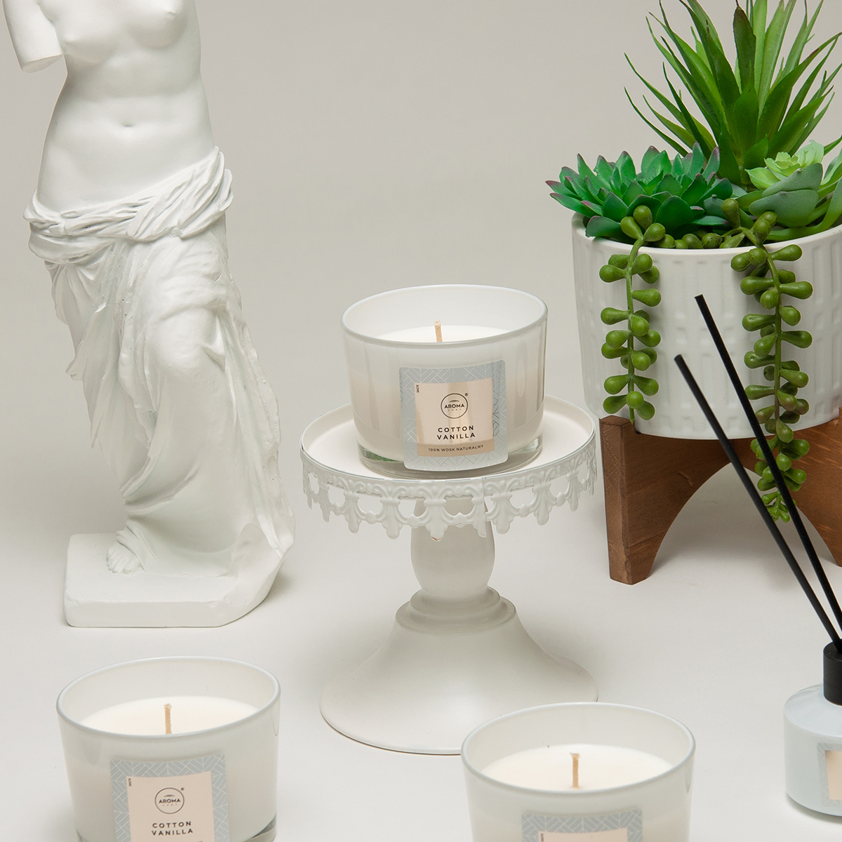 AROMA HOME ELEGANCE SERIES BOX - COTTON VANILLA
