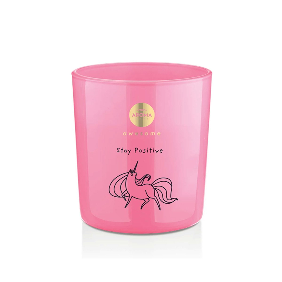 AROMA HOME STAY POSITIVE CANDLE 140g. BUBBLE GUM