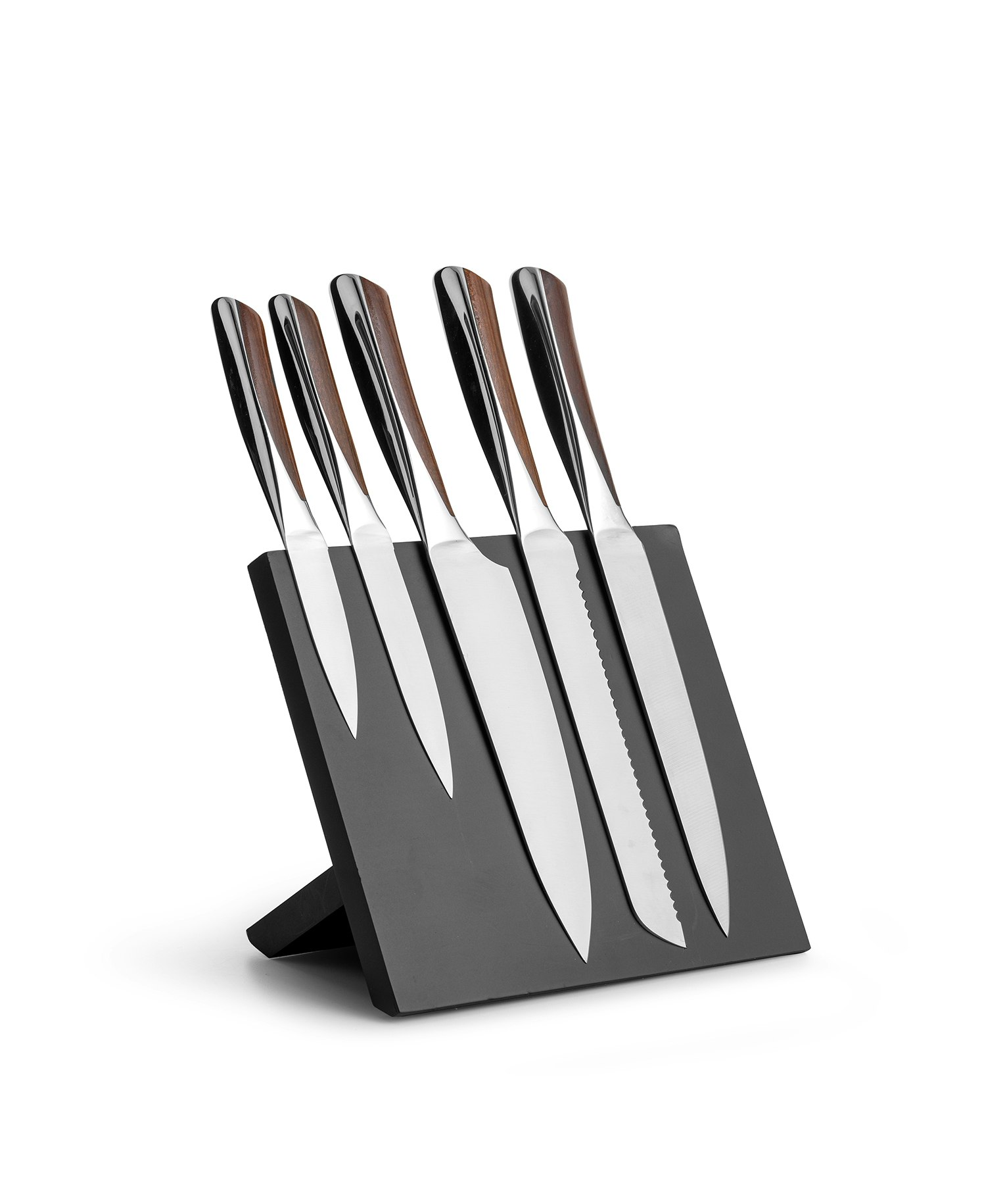 Jernverket Knivset – 5-dels Knivset med Magnetiskt Block