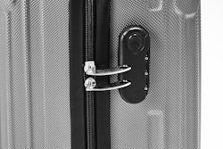 Stilren kabinväska från Sutherland & Sons – Steel grey
