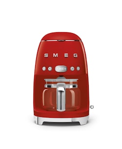Smeg Kaffebryggare Röd, Högblank 50's Style