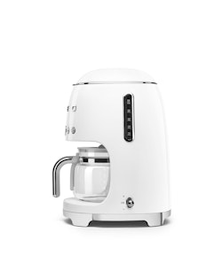 Smeg Kaffebryggare Vit, Högblank 50's Style