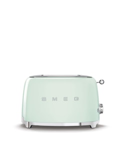 Smeg - Brödrost för 2 skivor Pastellgrön, Högblank 50's Style
