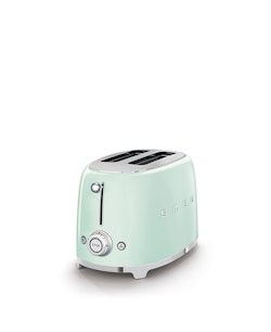 Smeg - Brödrost för 2 skivor Pastellgrön, Högblank 50's Style