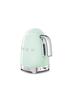 Smeg Vattenkokare med variabel temperatur Pastellgrön, Högblank 50's Style