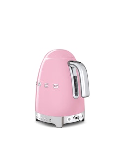 Smeg Vattenkokare med variabel temperatur Rosa, Högblank 50's Style