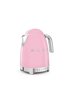 Smeg Vattenkokare med variabel temperatur Rosa, Högblank 50's Style