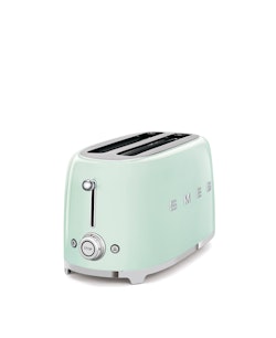 Smeg - Brödrost för 4x2 skivor Pastellgrön, Högblank 50's Style