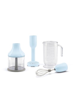 Smeg Mixerset Pastellblå – 4 Tillbehör för Stavmixer