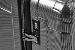 Modern mellanstor resväska från Sutherland & Sons - Carbon Grey