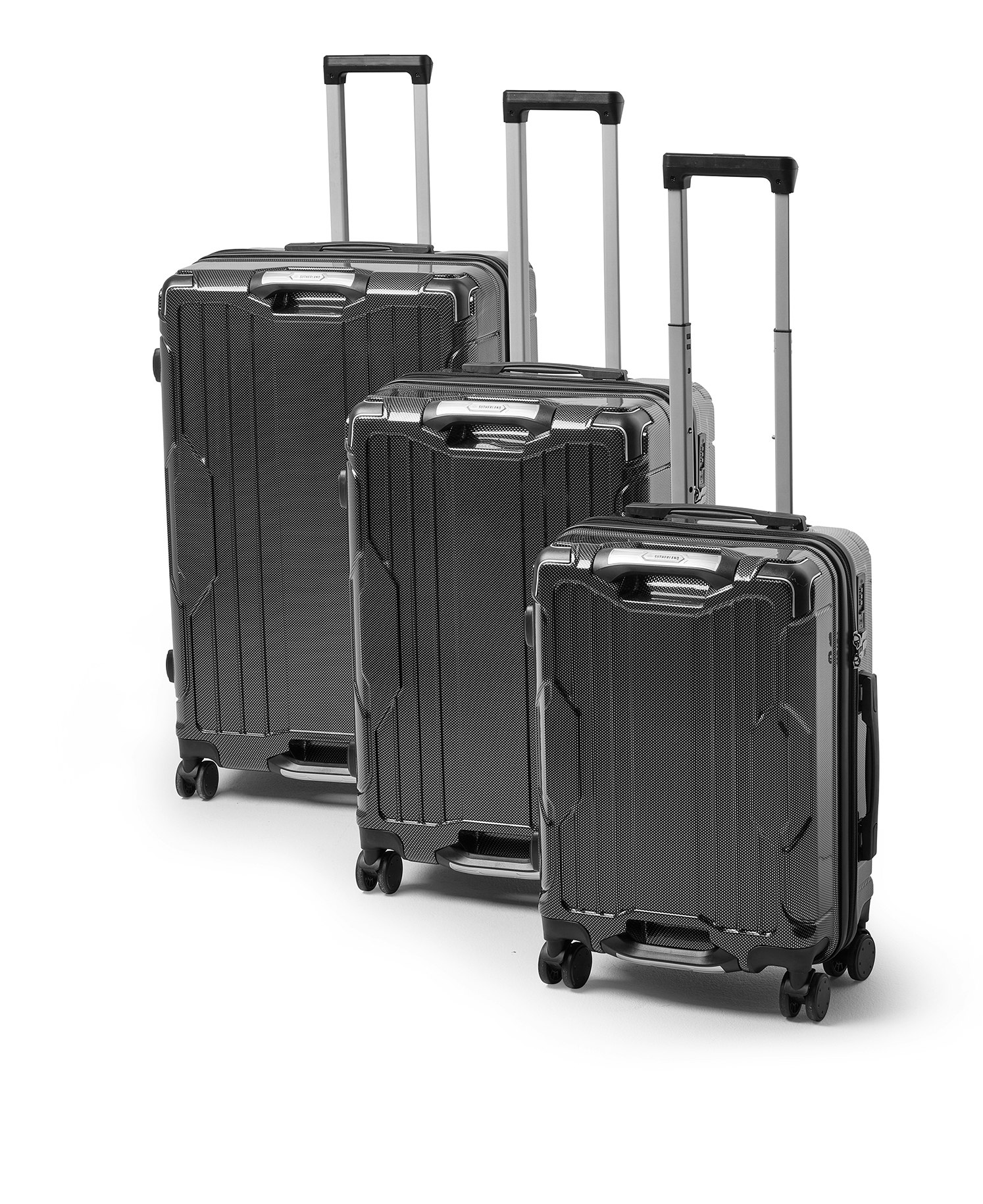 Modernt väskset från Sutherland & Sons - Black 3-set