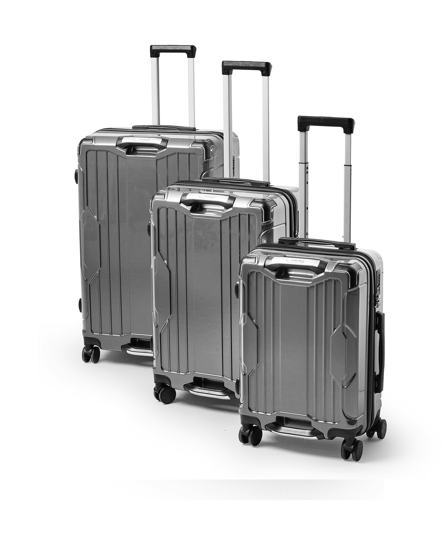 Modernt väskset från Sutherland & Sons - Carbon Grey 3-set
