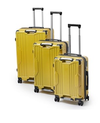 Modernt väskset från Sutherland & Sons - Yellow 3-set