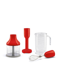 Smeg Mixerset Röd – 4 Tillbehör för Stavmixer