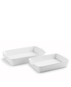 Snyggt set om 2 ugnsformar från Jernverket - Glossy White