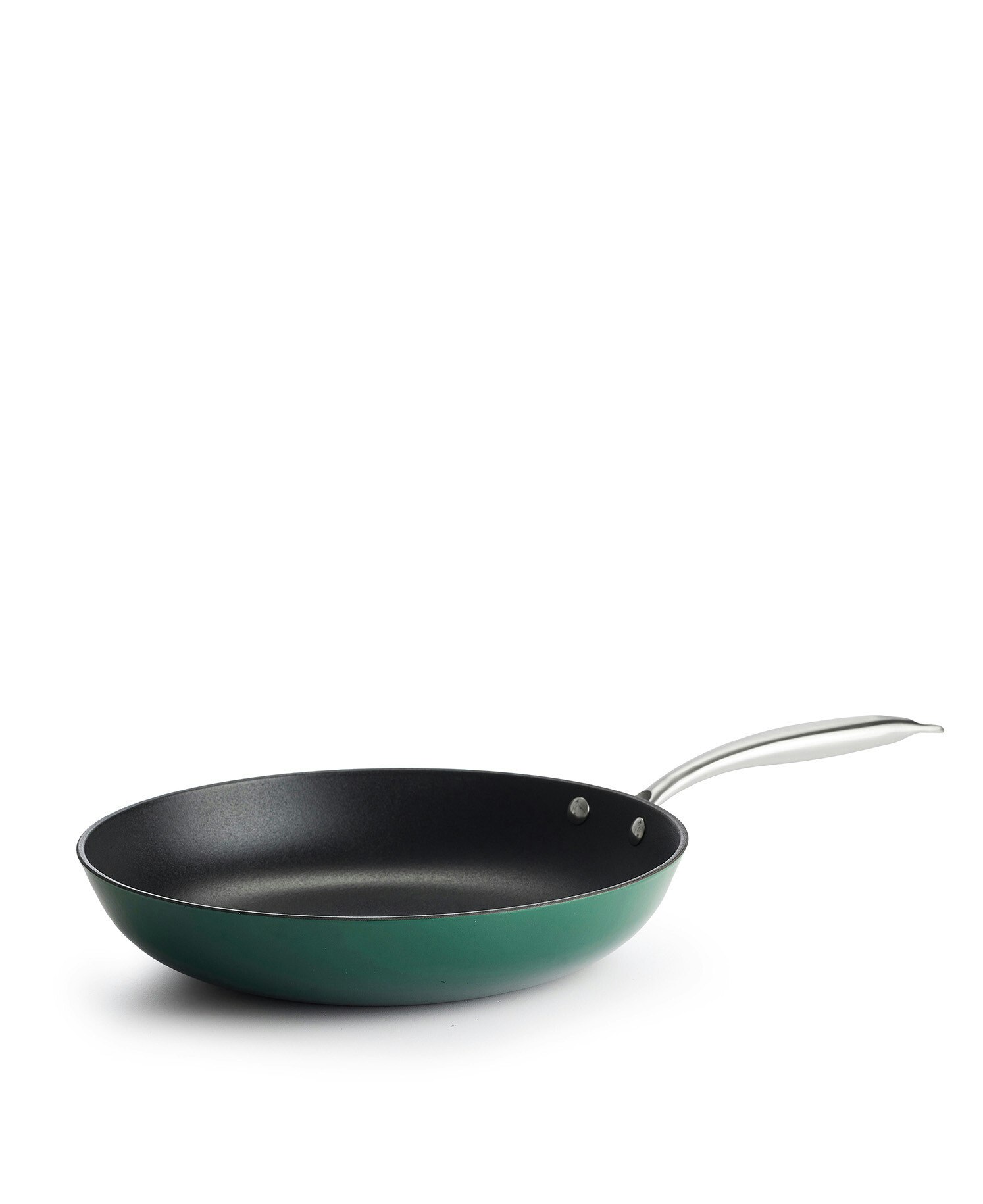 Stekpanna i Gjutjärn med keramisk beläggning från Jernverket 28cm - Grön