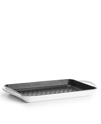 Jernverket Grillbricka i Gjutjärn 33 cm - Vit