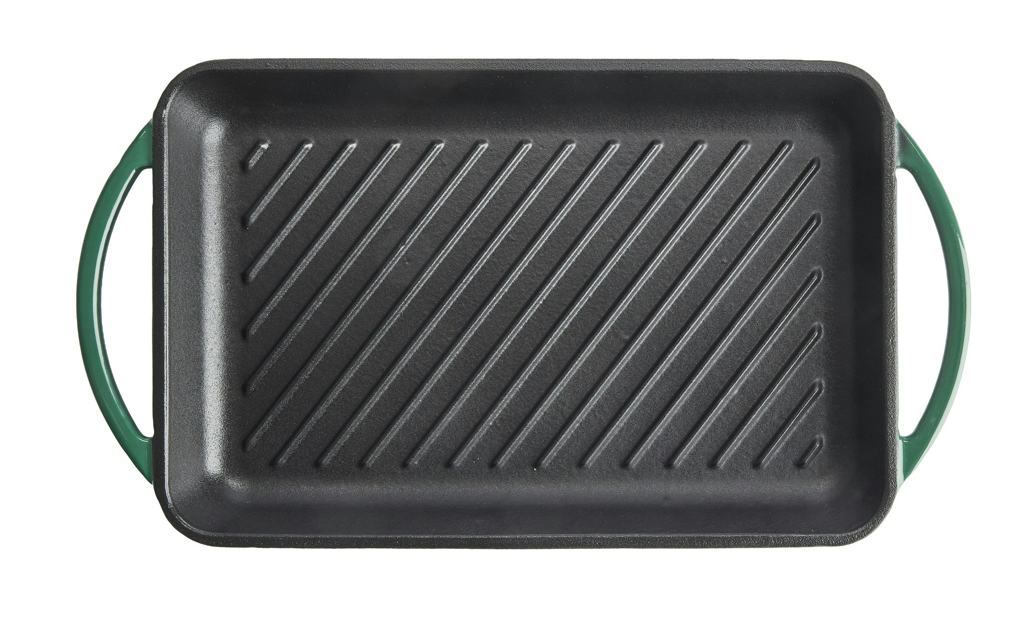 Jernverket Grillbricka i Gjutjärn 33cm - Grön