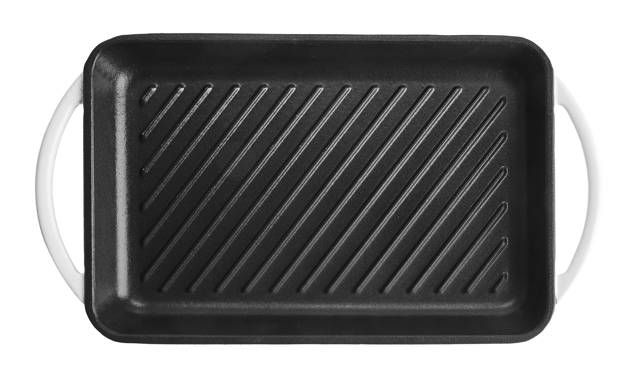 Jernverket Grillbricka i Gjutjärn 33 cm - Vit