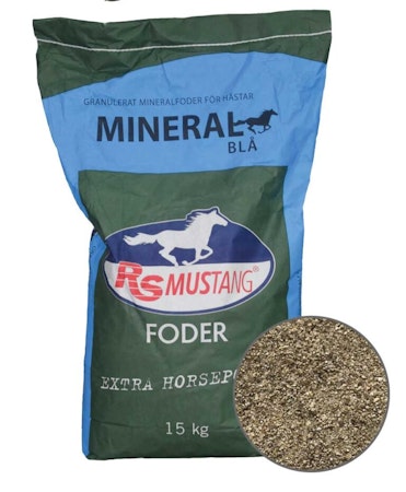 RS Mustang Mineral Blå - 15 kg