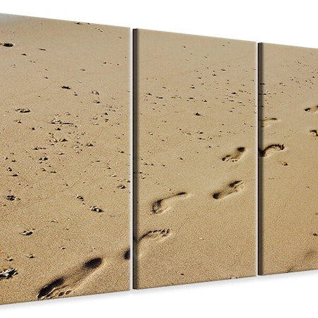 Ljuddämpande tavla -  Footprints in the sand