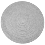SilentDirect PET Circle ljuddämpning. Tillverkad av återvunnit ljudabsorberande material. Ljudabsorbering och ljudisolering till vägg, tak och golv.