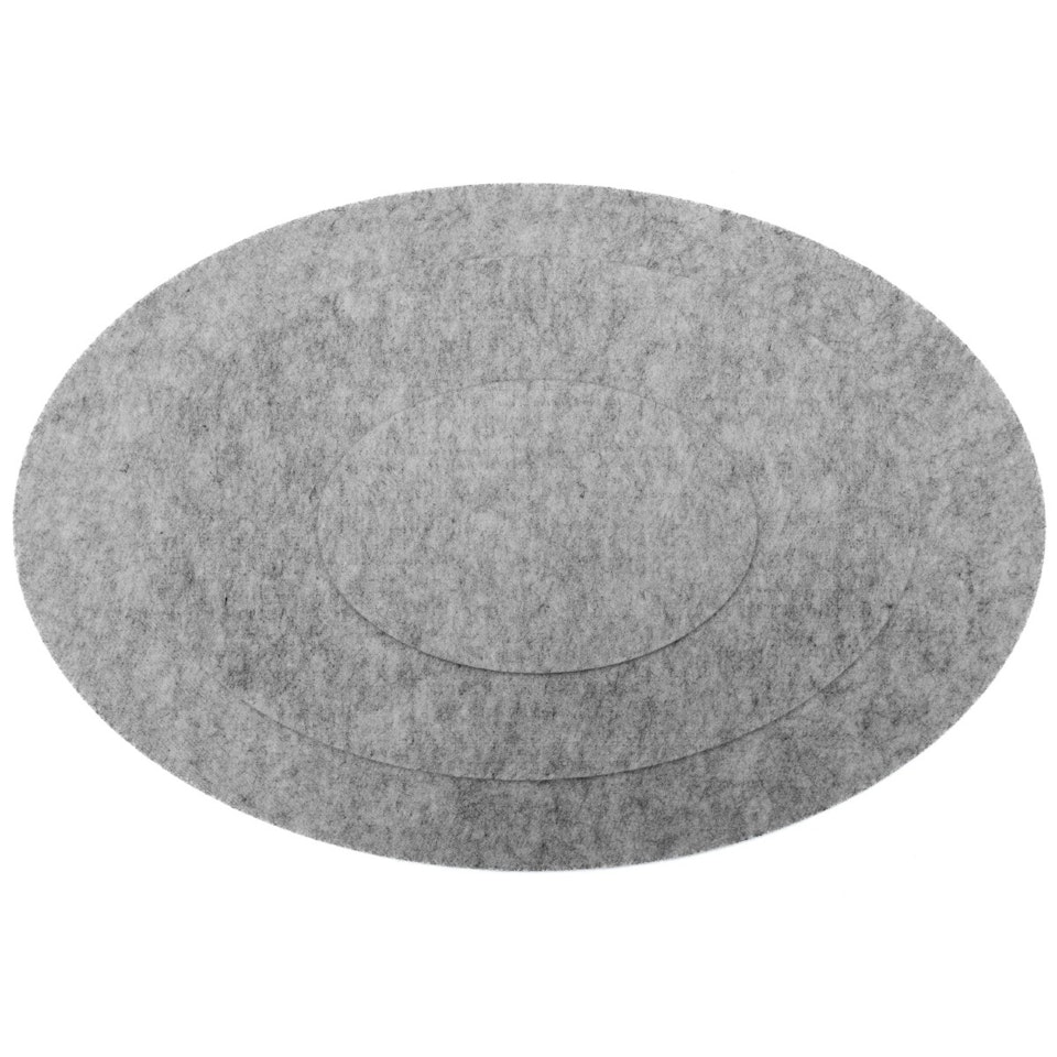 SilentDirect PET Oval ljuddämpning. Tillverkad av återvunnit ljudabsorberande material. Ljudabsorbering och ljudisolering till vägg, tak & golv.