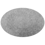 SilentDirect PET Oval ljuddämpning. Tillverkad av återvunnit ljudabsorberande material. Ljudabsorbering och ljudisolering till vägg, tak & golv.