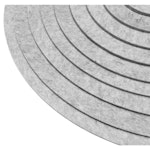 SilentDirect PET Semicircle ljuddämpning. Tillverkad av återvunnit ljudabsorberande material. Ljudabsorbering och ljudisolering till vägg, tak & golv.