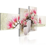Ljuddämpande handmålad tavla - Fragrance of magnolias